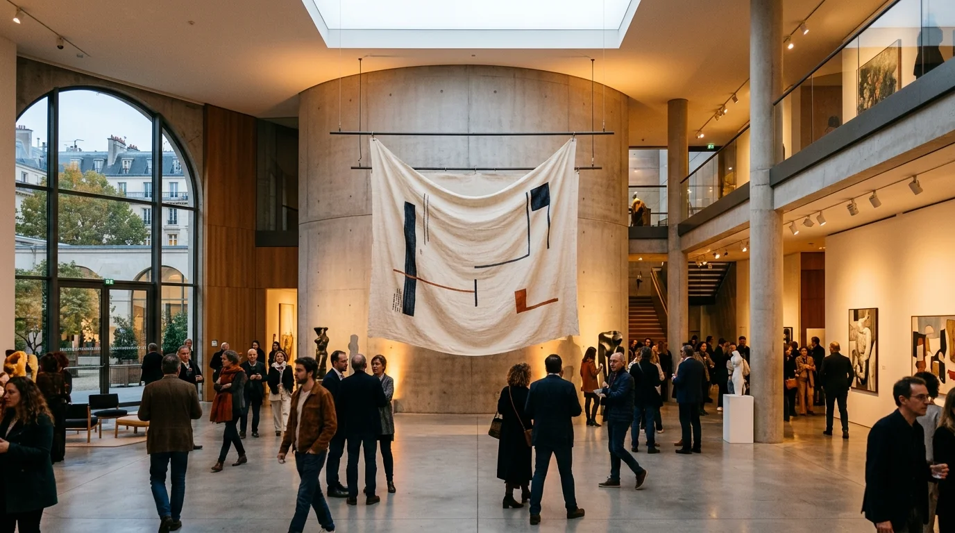Bannière institutionnelle et affichage civique de la charte des valeurs d'ICONOSCOPE