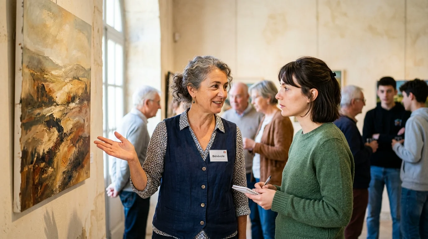 Permanence d'accueil et échanges civiques au siège de l'association ICONOSCOPE à Montpellier